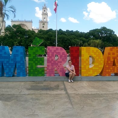 Merida spelled out in giant letters