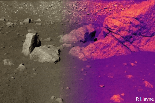 Visible & Infrared images of the same area