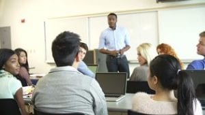 stock-footage-male-tutor-teaching-university-students-in-classroom
