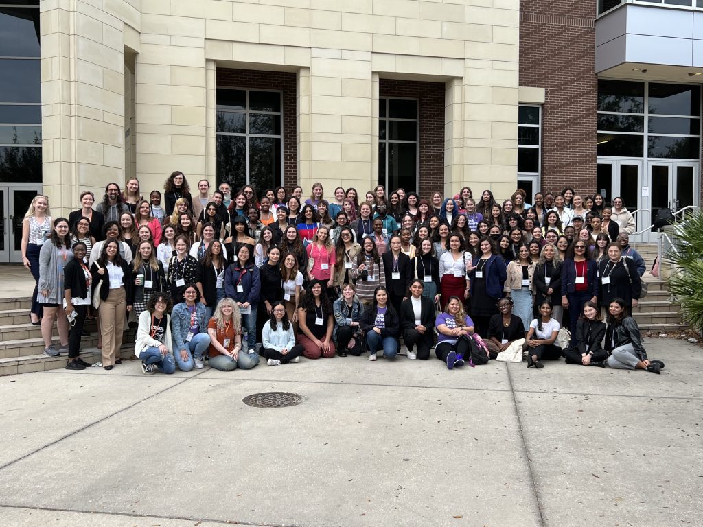 Group picture of attendees at the Conference for Undergraduate Women in Physic