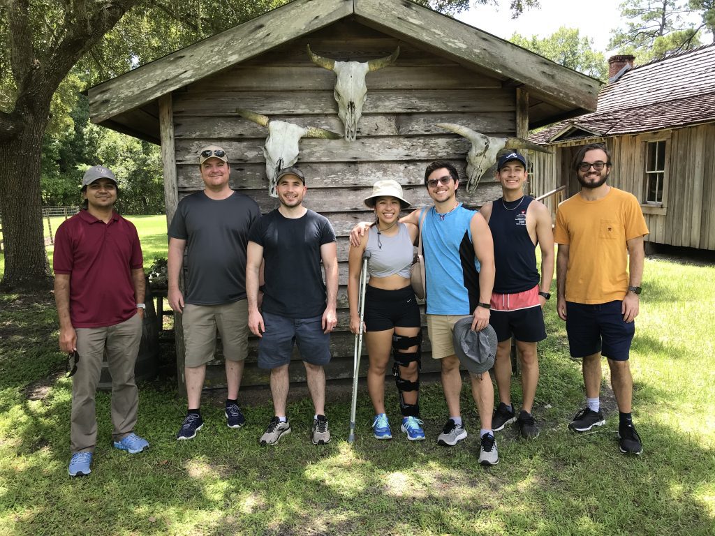 The Theoretical Attosecond Science group on a picnic at Fort Christmas Park