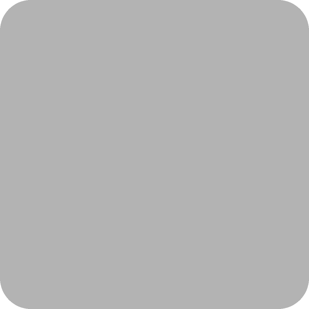A plain, solid gray square with rounded corners fills the entire image.