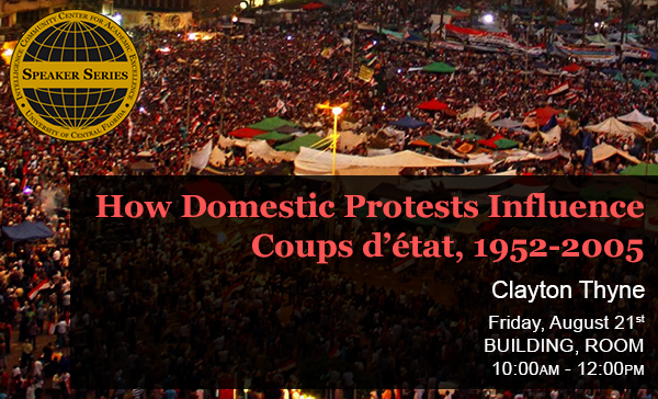 How domestic protests influence coups d'etat.