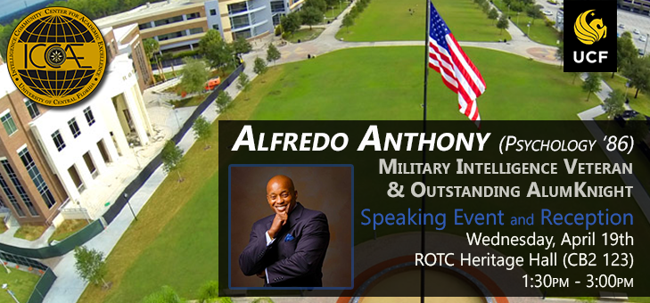 Alfredo Anthony Speaking Event