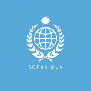 Logo of the Soran University Model United Nations 2021 Conference