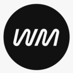 A black circle with the white letters "WM" in a stylized font.