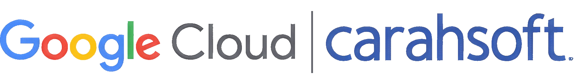 Google Cloud and Carasoft logos