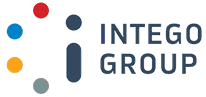 Logo of Intego Group with colored dots forming a semi-circle and the text "Intego Group" on the right.